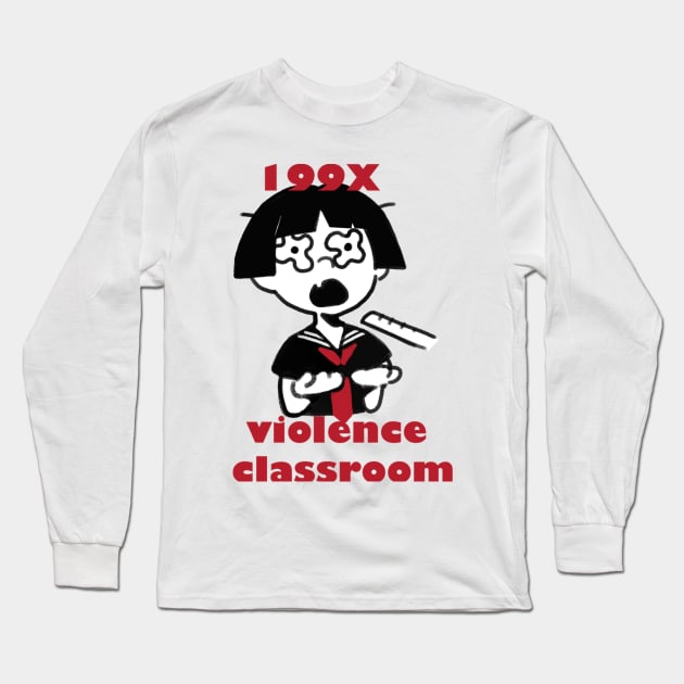 199x violence classroom Long Sleeve T-Shirt by COOLKJS0